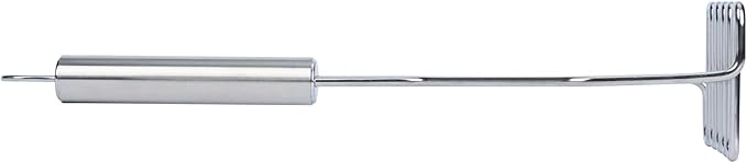 Restaurantware-German Standard Wire Mashers With Ergonomic Handle, 6 Heavy-Duty Potato Mashers - Dishwashable, Durable, Stainless Steel Food Masher, For Avocado, Beans, Sweet Potatoes, And, More