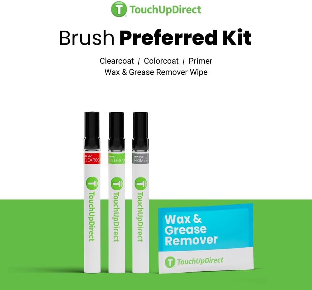 TouchUpDirect 4T3 Bronze/Pyrite Metallic Compatible with Toyota Exact Match Touch Up Paint Brush - Preferred Kit