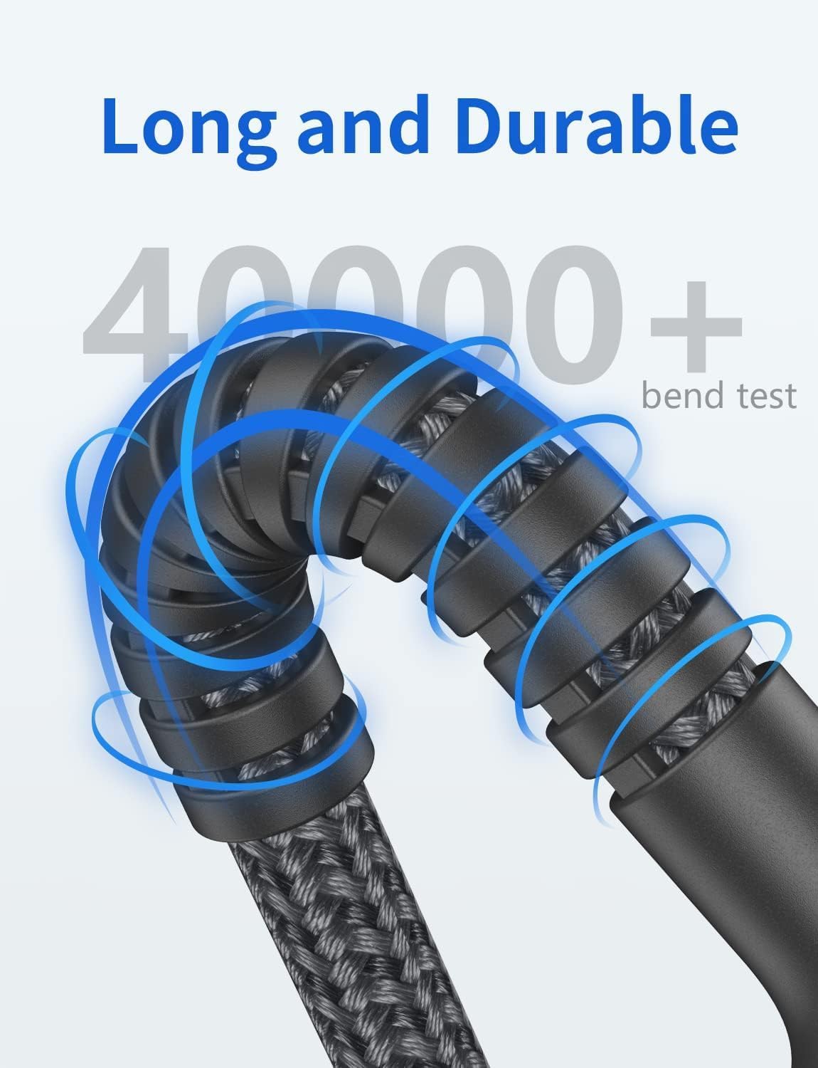 USB C Cable 10FT, 2Pack Long USB A to USB C Charger Cables, iPhone USBC Cable 3A Fast Charging Upgraded Extra Durable Braided USBC Cord Compatible with iPhone 16 15 Pro Max/Samsung Galaxy S23 and More