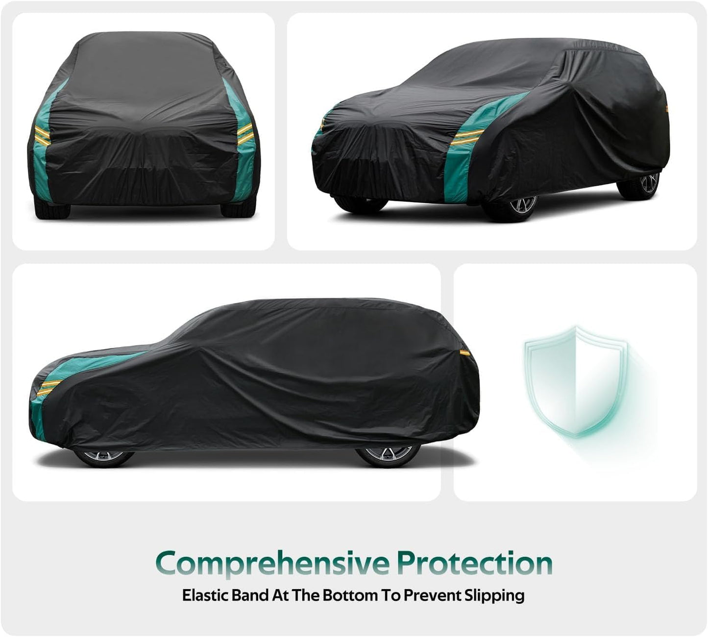 SUV Car Cover Custom Fit for Subaru Outback(1994-2025), Waterproof All Weather for Automobiles, Outdoor Full Cover with Windproof Clip Straps
