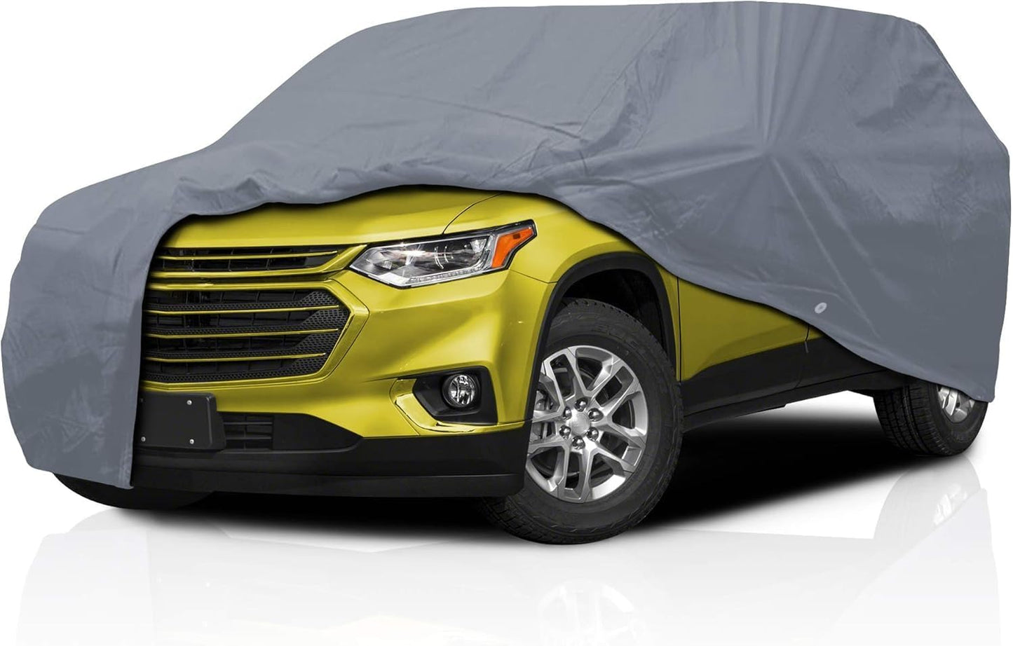 Supreme Full Car Cover - Semi Custom Fit for Equinox 2010-2017 SUV 4-Door | All-Weather Protection: Waterproof, Dustproof, Windproof, UV-Resistant | Includes Accessories