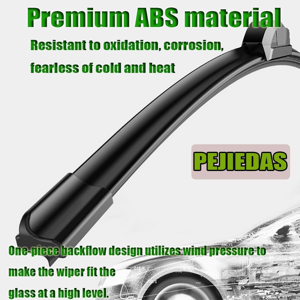 OEM Quality Front Wiper Blades, Replacement for 2006-2002 Honda CR-V CRV/2001-1993 Nissan Altima, OE Original Style (21 Inch + 20 Inch Front Wiper Blades)