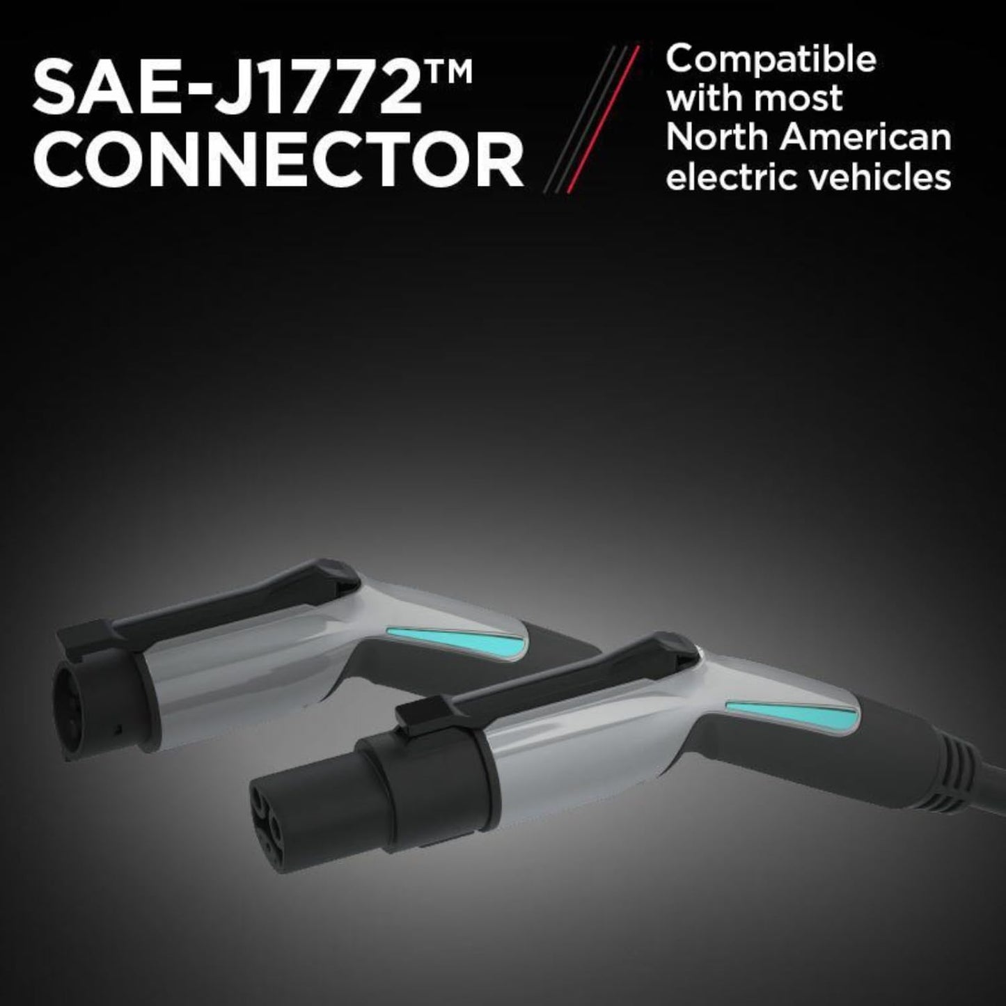 Schumacher Electric 240V / 40A Level 2 EV Wall Charger - NEMA 6-50 Plug - with Universal SAE-J1772 Connector - Wi-Fi & Bluetooth Enabled - Weather-Resistant for Indoor or Outdoor Use - SEV1600P650