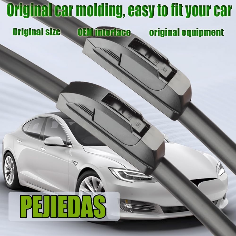 3 x OEM Wiper Blades, Replacement Wiper Blades for Nissan Rogue 2014-2023/Nissan Pathfinder 2013-2013, (26“ & 17” Front Wipers + 12” Rear Wiper Blades)