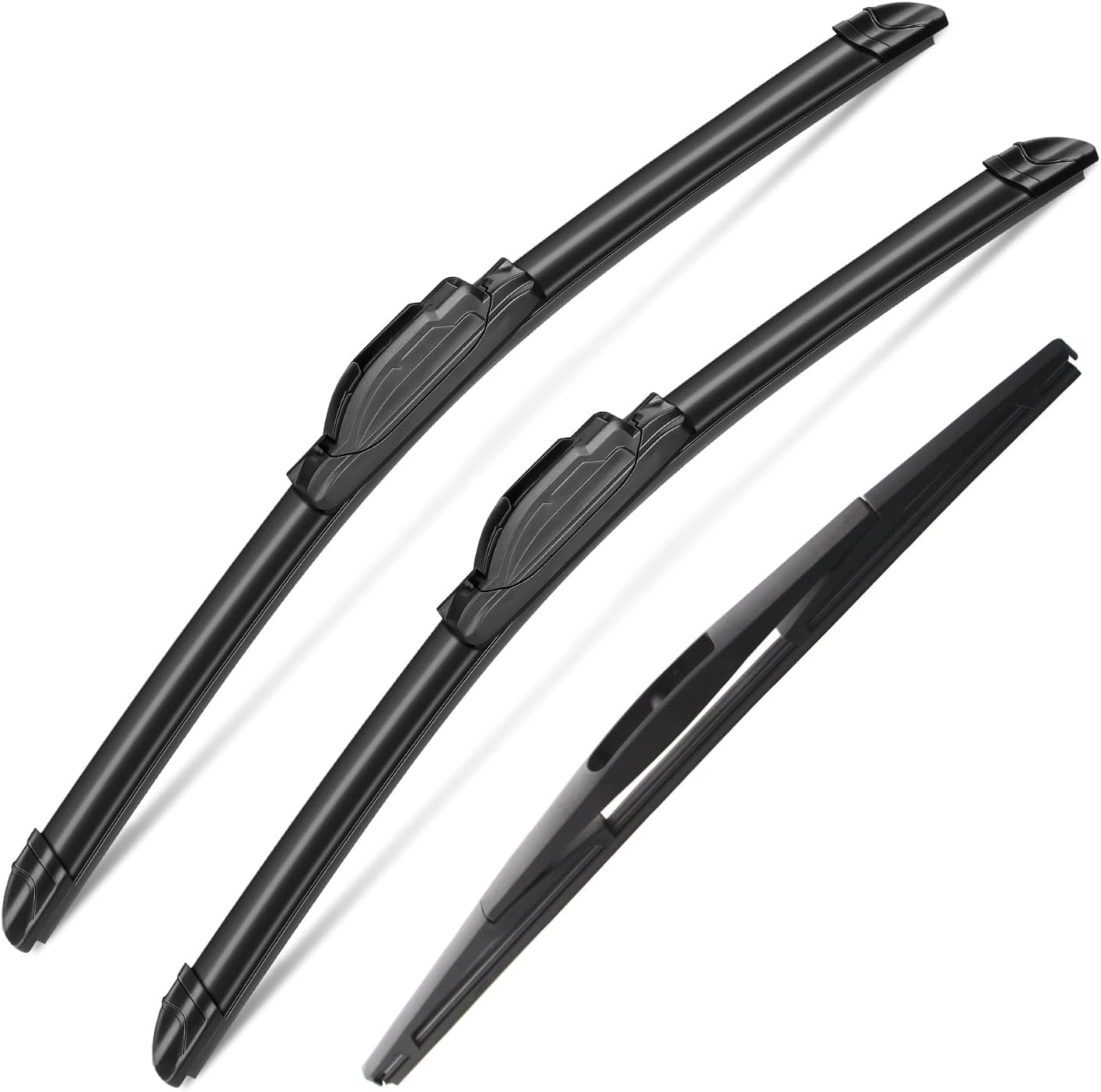 3 Wipers Set for Acura RDX 2007-2018, Honda CR-V 2007-2011, Windshield Wiper Blades Original Equipment Replacement Front and Rear- 26"/16"/14" (Pack of 3) J- HOOK
