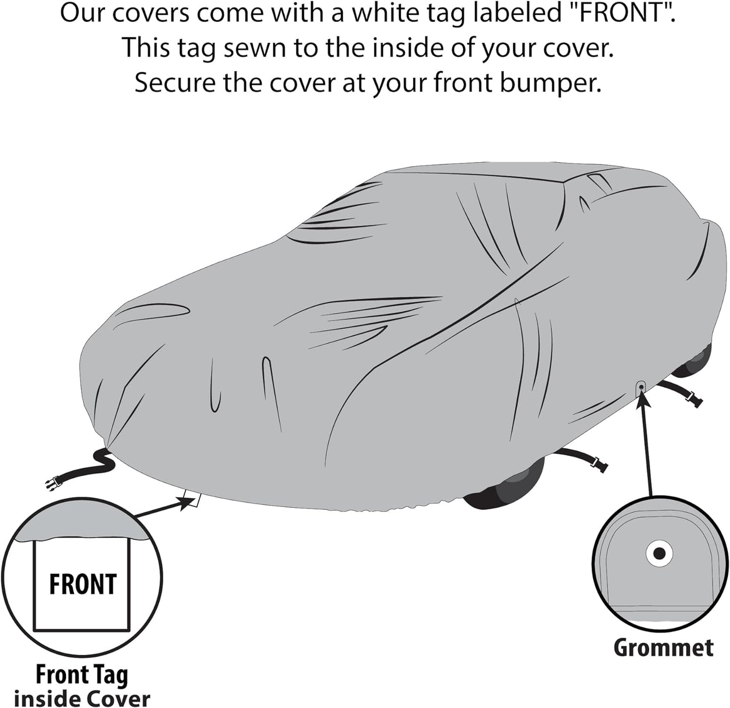 USCarCover 5 Layer All Weather Protection, Breathable Car Cover for Jeep CJ8 1981-1985 SUV 2-Door Pollution, Dust, Sun, Snow, Rain