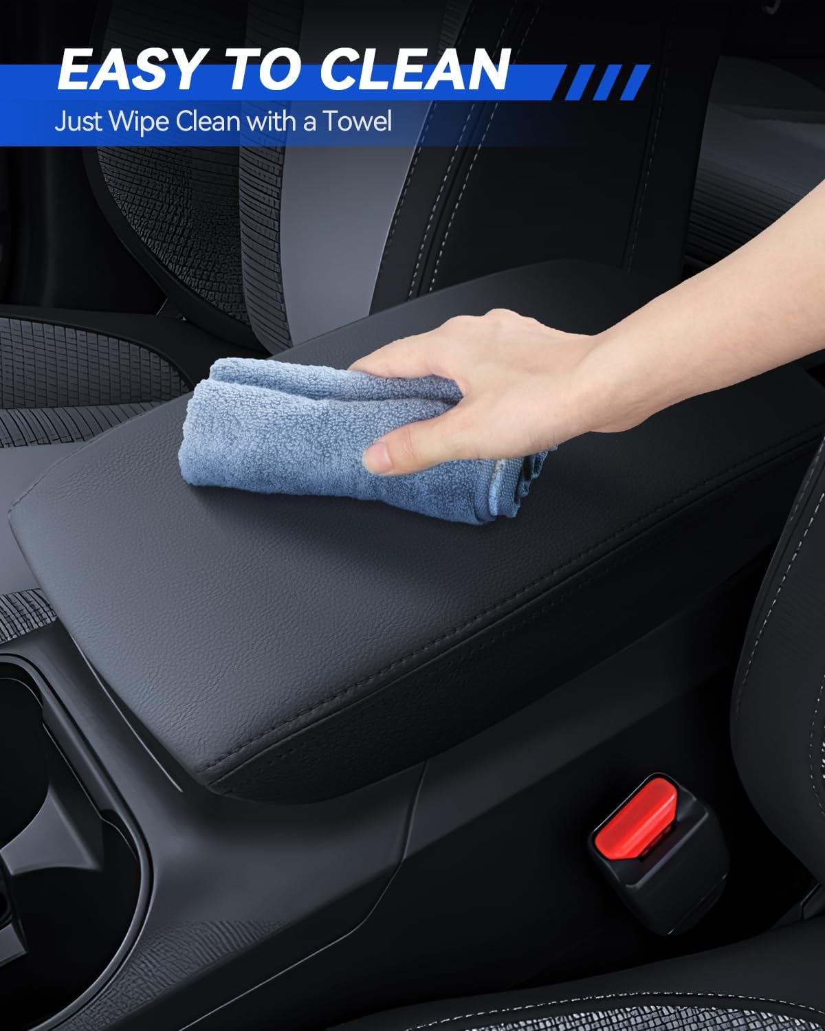 Armrest Cover for Hynudai Tucson 2022 2023 2024 Accessories Center Console Middle Lid Pad Protector for Car Elbow Rest
