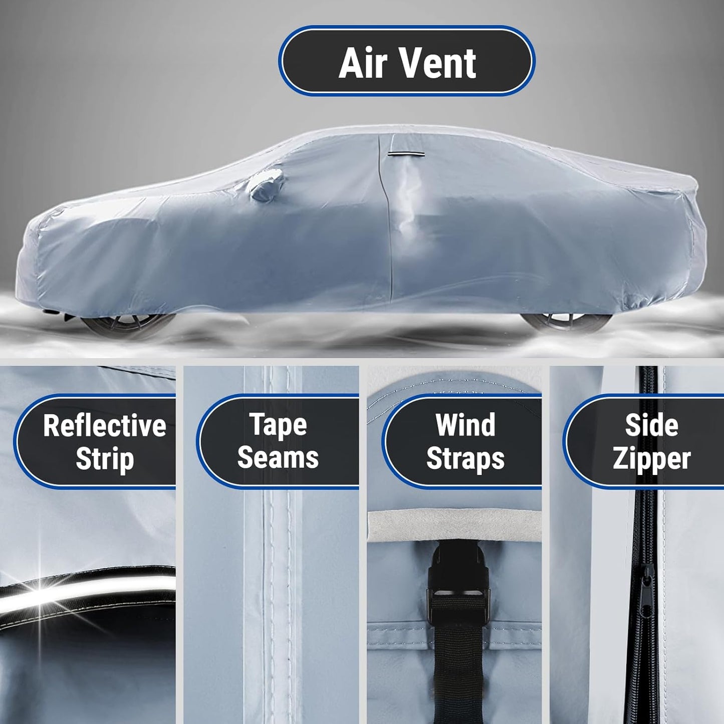 iCarCover Fits 1984-1996 Oldsmobile Cutlass Ciera Wagon Car Cover Automobiles Form-Fit Padded Full Exterior Waterproof Automobiles Protection Covers
