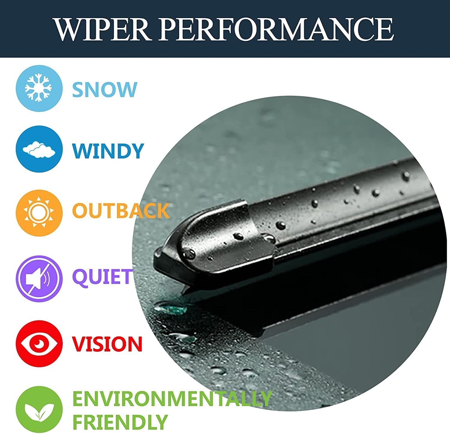 AUTOBOO 16"+14"+14" Windshield Wipers with 10" Rear Wiper Blade Replacement for Toyota FJ Cruiser 2014 2013 2012 2011 2010 2009 2008 2007-Original Factory Quality (Pack of 4)