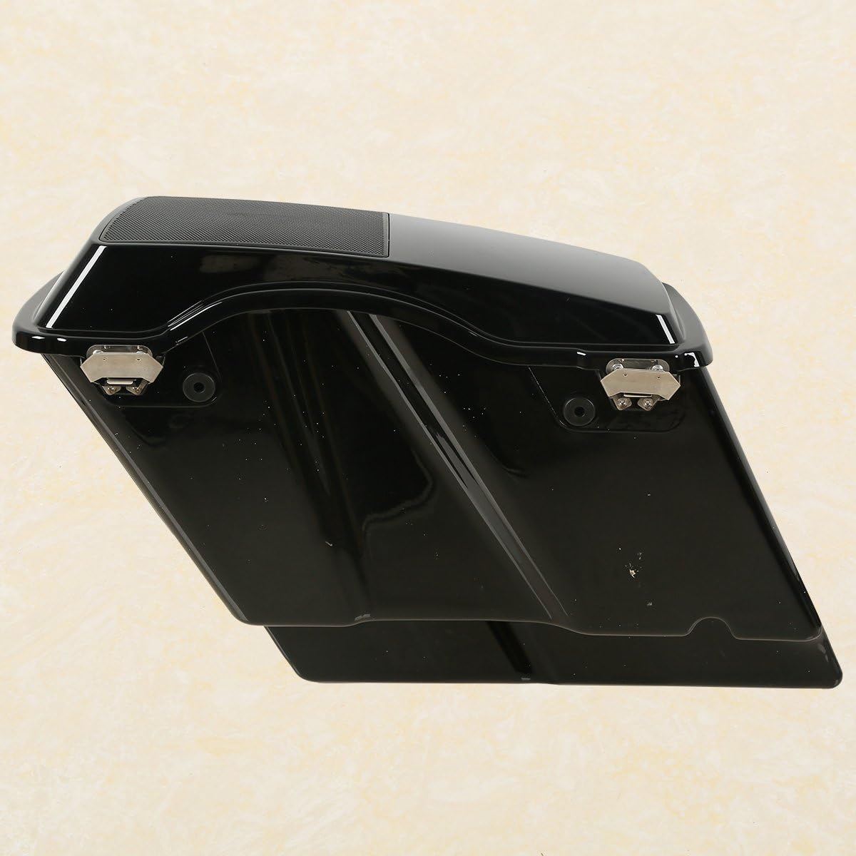 XFMT 5" Stretched Saddlebags Extended Saddle Bags W/ 6x9 Speaker Llids For Harley Touring Road King Street Glide Road Glide Electra Glide Ultra Classic 1993-2013