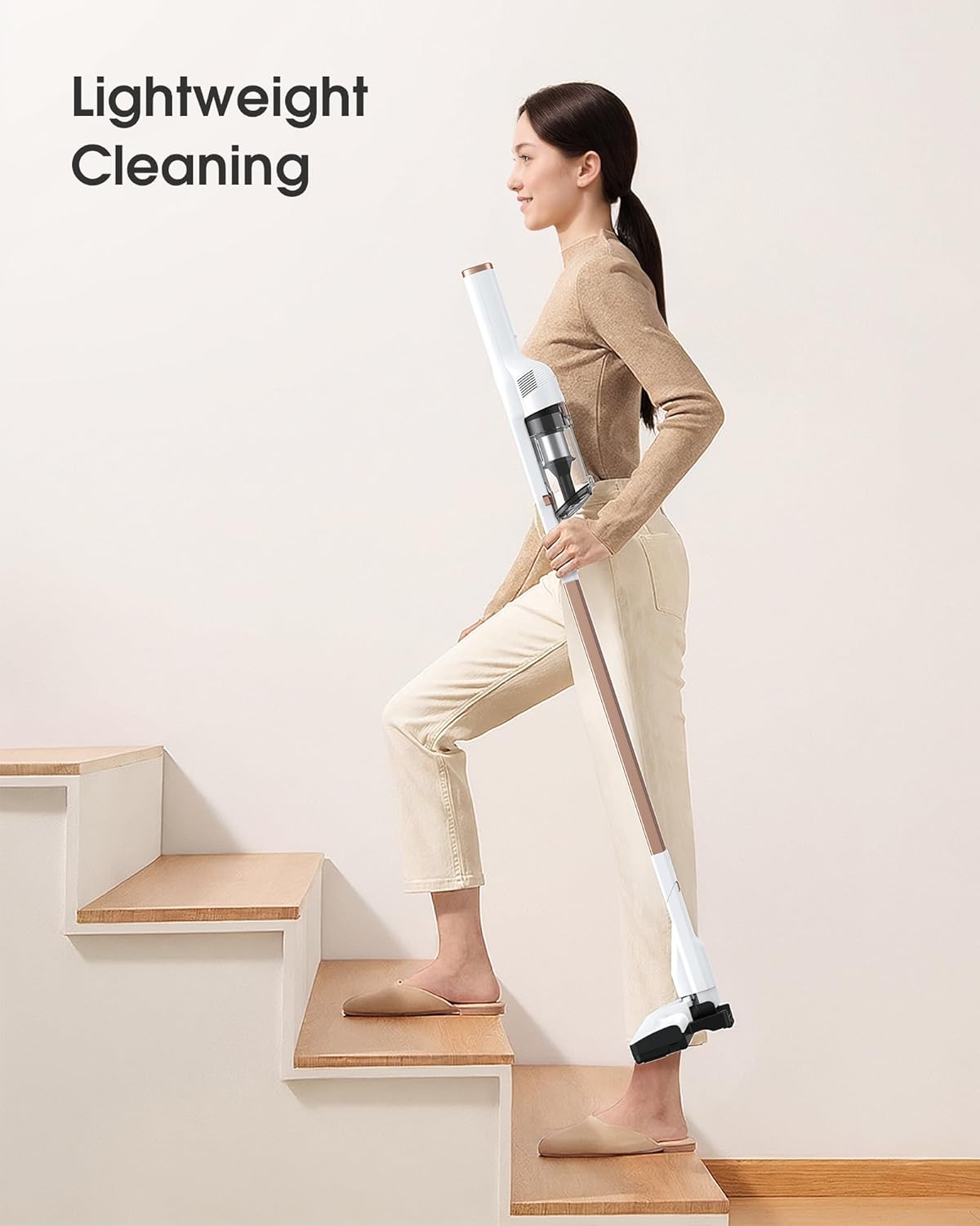 Cordless Handheld Vacuum Cleaner, 2-in-1 Lightweight Stick Vacuum with Detachable Dust Cup, Portable Car Vacuum for Home, Office, and Vehicle Cleaning