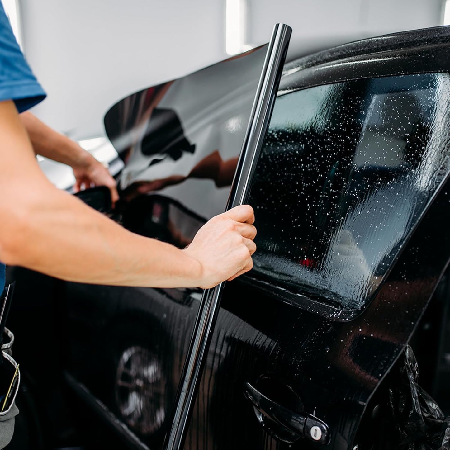 Nano Ceramic Window Tint Film for Cars and Building, Charcoal, 2 Ply Scratch Resistant, Heat Control, and UV 99%, IR 93% Rejection, 35% VLT, 40inx100ft