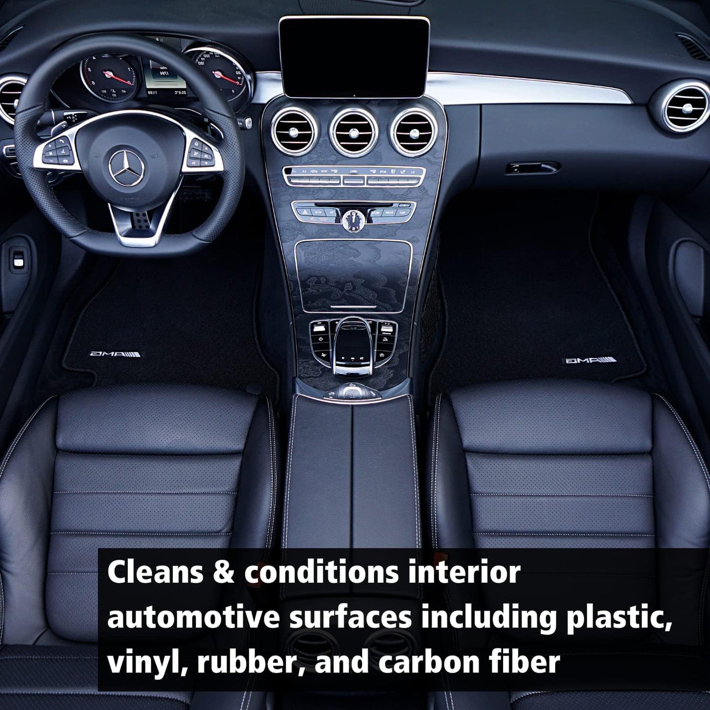 Invisible Glass 92024-3PK 22-Ounce Power Clean Automotive Interior Detailer Cleaner Protectant and Conditioner to Restore Interior Surfaces Prevent Fading, Pack of 3