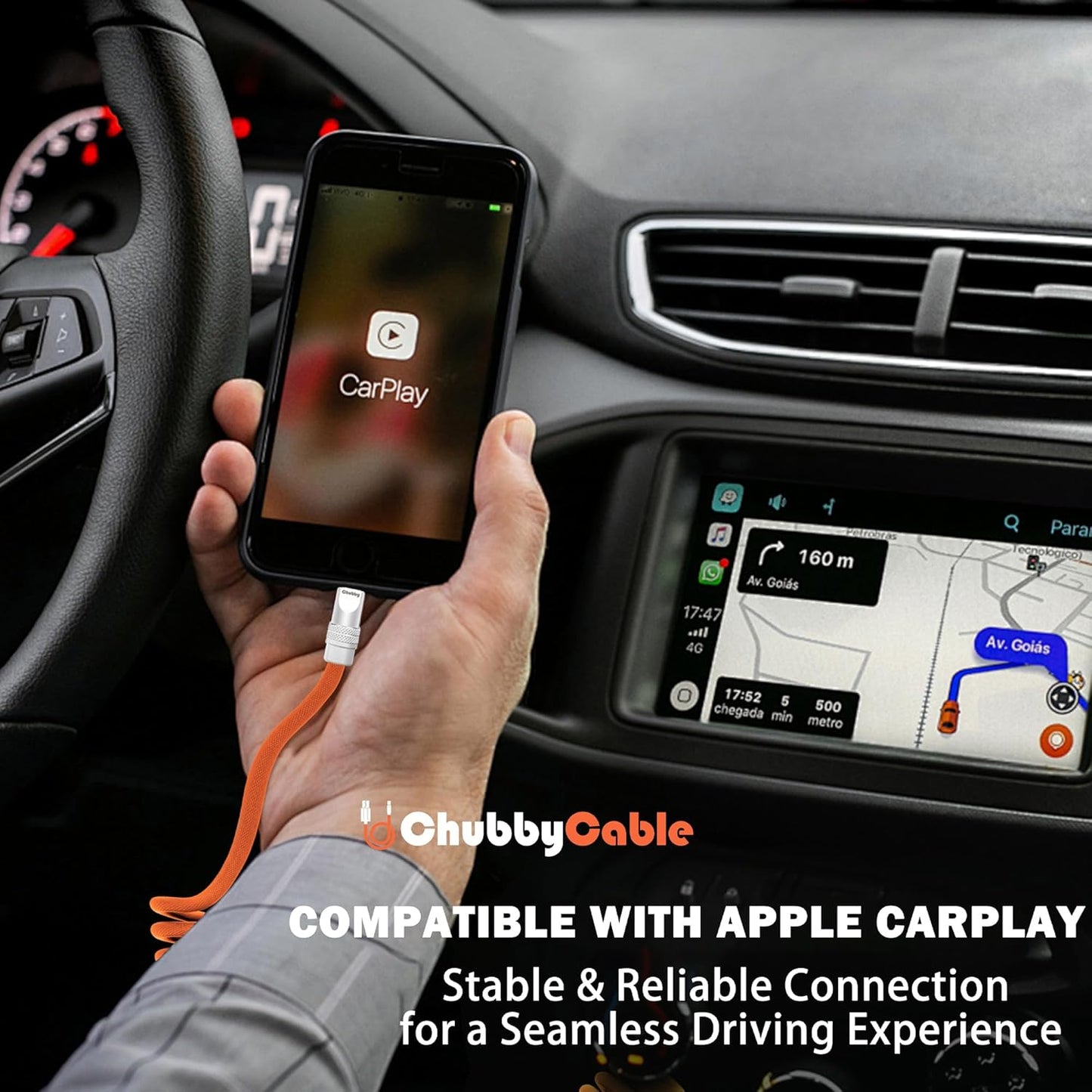 chubbycable Curly Chubby - Retractable Fast Charging Cable 240W Coiled Charger Cord for Car Durable USB-C Cable for Phones, Tablets and More, Purple+Purple, USB-A to Type-C, 1.3FT-2.3FT