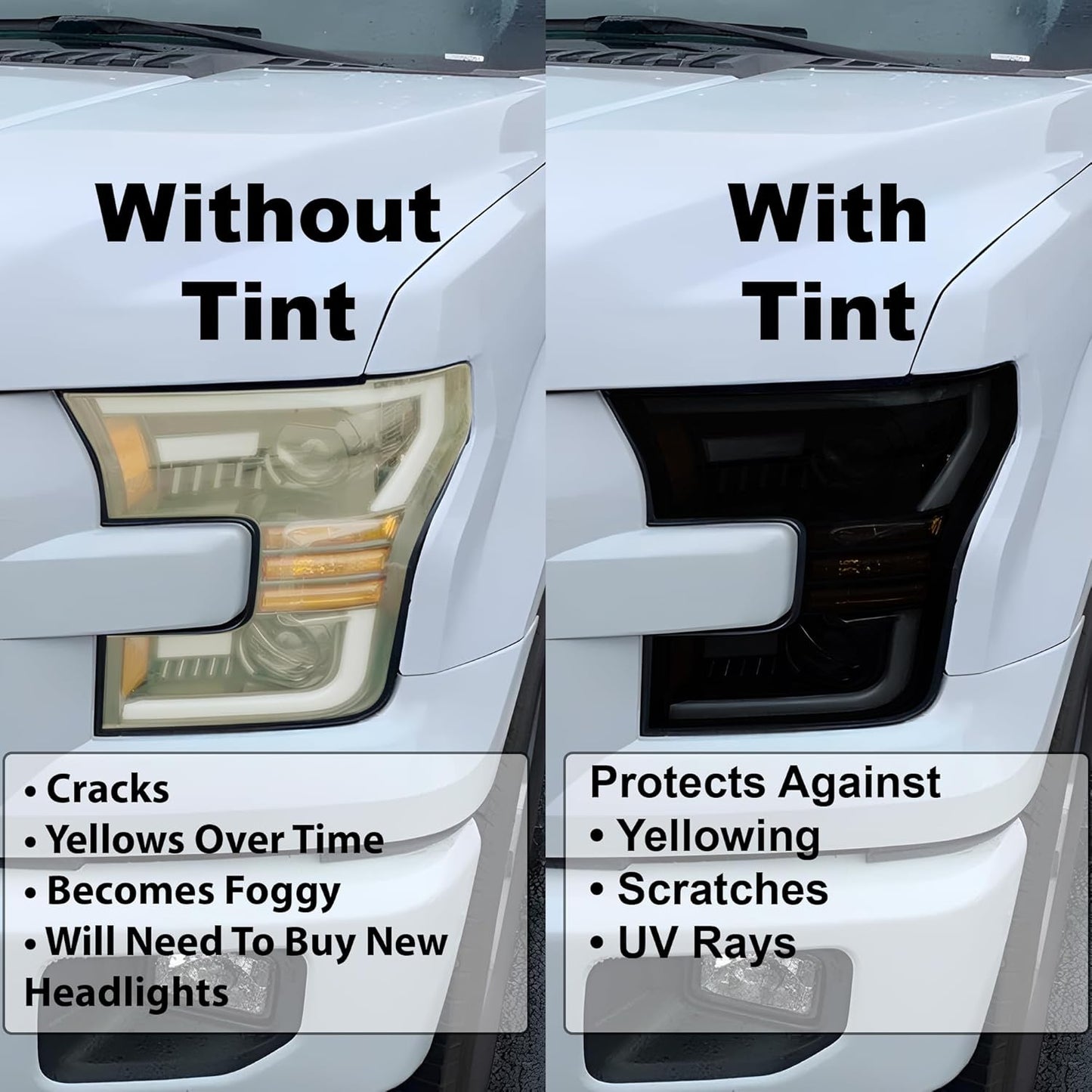 BOGAR TECH DESIGNS Full Headlight Taillight Tint Kit Compatible with Acura Integra 2023-2025, Dark Smoke