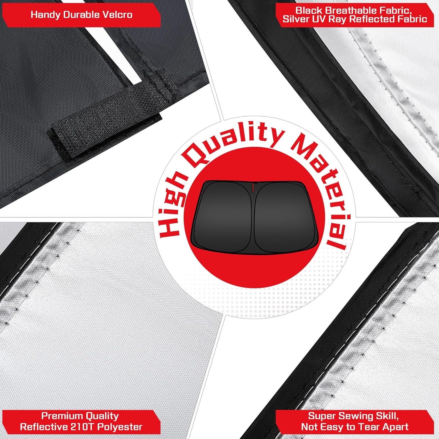 ARISMOTOR Windshield Sun Shade for Hy-undai Venue 2020-2025, Custom Fit Foldable Front Window Sunshade Sun Visor Protector, Block UV Rays Keep Your Car Cooler